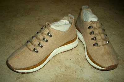 NUEVO SIN ETIQUETAS OTBT Courier Comfort Mujer Zapatilla de Lana Talla 7.5 Beige Lana de Alpaca NUEVO Foto 1 de 4