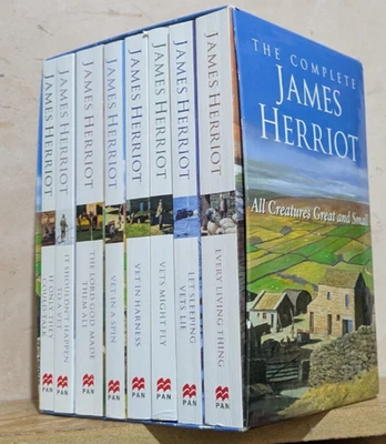 The Complete James Herriot All Creatures Great and Small 8 Book Box Set - Image 1 of 4