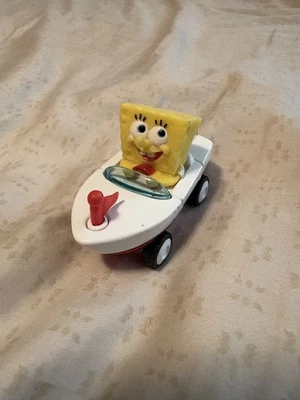 SpongeBob Squarepants Bikini Bottom Boat Diecast Car Viacom Mattel 2004 - Image 1 of 4