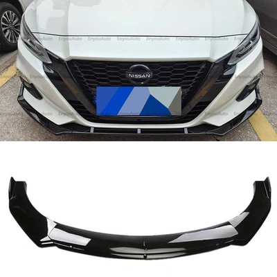 For Nissan Murano UNIVERSAL Front Bumper Lip Spoiler Splitter Glossy Black - Image 1 of 4