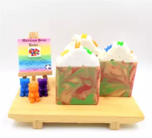 Gummy Rainbow Bear Bar Soap - Picture 1 of 8