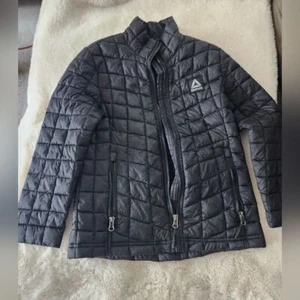 Girl's Lightweight Reebok Quilted Jacket 6X Black - Picture 1 of 4