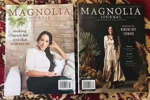 2 MAGNOLIA JOURNAL Magazines Issues #17 Rest, #20 Forward Motion - Picture 1 of 3