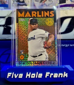 Topps Chrome Sixto Sánchez 1986 paquete plateado mojo novato 68BC-42 - Imagen 1 de 3