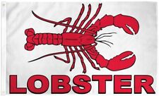 LOBSTER Flag 3x5 Seafood Cafe Restaurant Advertising Sign Live Maine Boiled Claw