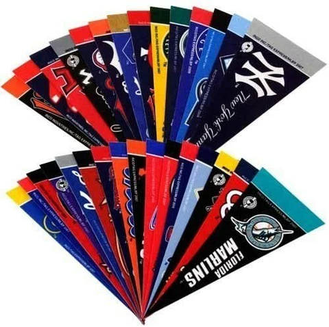 PENNANT Mini MLB Baseball FELT - 9" x 4" - CHOOSE YOUR TEAM Licensed NEW Cover
