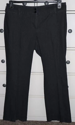 Ladies Focus 2000 Dark Denim Look Wide Leg Pants size 16 ~ 31" Inseam - Image 1 of 4