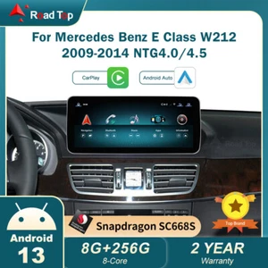 Schermo 12.3"/10.25" Android 13 8+256G per Mercedes Benz Classe E 2009-2014 NTG4.5 - Foto 1 di 12