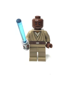 LEGO Star Wars Minifigure Mace Windu NO CAPE Set 9526 Palpatines Arrest - Picture 1 of 3