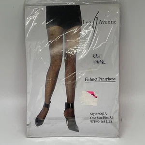Leg Avenue Fishnet Pantyhose Style 9001A One Size Neon Pink 90-165 lbs - Picture 1 of 3