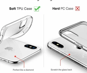 Funda protectora de silicona de gel suave transparente para Samsung Galaxy A20 / A30 / A205F / A305F - Imagen 1 de 5