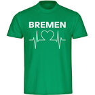 Herren T-Shirt - Bremen - Herzschlag