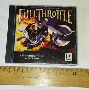 LucasArts Videogioco Full Throttle Apple Macintosh Moto Avventura Schafer - Foto 1 di 4