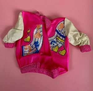 Vintage 1987 Barbie & the Sensations Hot Pink Glitter Music Notes Jacket #4931 - Picture 1 of 3