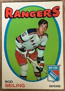 Rod Seiling 1971-72 O-Pee-Chee #53 - New York Rangers - Good & Excellent Shape - Bild 1 von 3