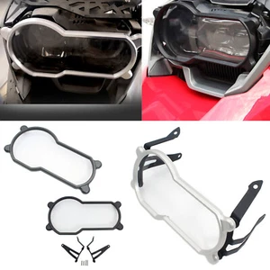 Front Headlight Guard Cover Lens Protector For BMW R1200GS LC ADV 2013-17 Clear - Picture 1 of 15