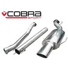 Cobra 2.5" Non-Res Cat Back Exhaust for Vauxhall Astra H 1.9 CDTI (04-10)