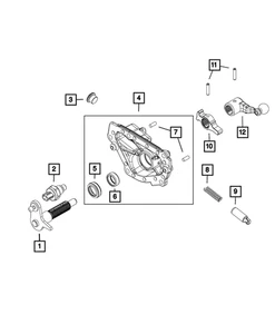 Interruptor de seguridad neutro Mopar genuino 68404600AB - Imagen 1 de 1