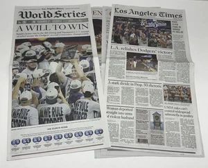 Los Angeles LA Times 11.03.2025 World Series Dodgers Won Back To Back Champion - Bild 1 von 5