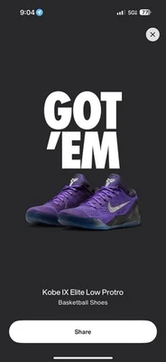 14 M Nike Kobe 9 Elite Low Protro Michael Jackson Moonwalker 2025 - IM0465-500 Foto 1 de 4