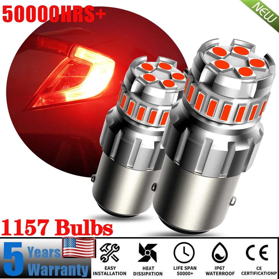 3457 3057 Super White DRL Bulb LED Reverse Backup Lamp AUXITO 3157 3156 Kits