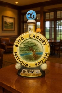 Jarra de golf Jim Beam Bing Crosby National Pro-Am 1970 29ª edición vacía - Imagen 1 de 7