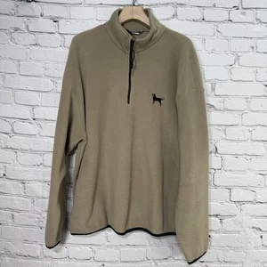 The Black Dog Men's 1/4 Zip Fleece 3XL Tan Sweater Pullover Martha’s Vineyard - Picture 1 of 14