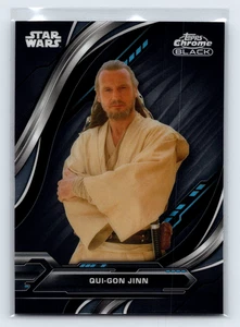 Qui-Gon Jinn 2024 Topps Chrome Black #32 - Picture 1 of 2
