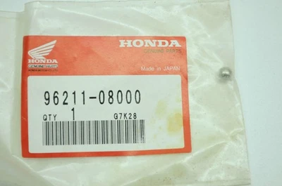 NUEVO Original OEM Honda BOLA, ACERO (#8) (1/4) - 96211-08000 CANTIDAD 5 Foto 1 de 3