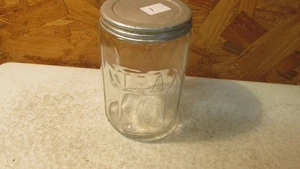 Antique  Sellers Kitchen Cabinet Glass Tea Jar No. 1 - Picture 1 of 1