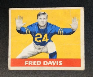 1948 Leaf #27 FRED DAVIS Rookie RC -- Chicago Bears, Alabama -- Filler - Picture 1 of 2