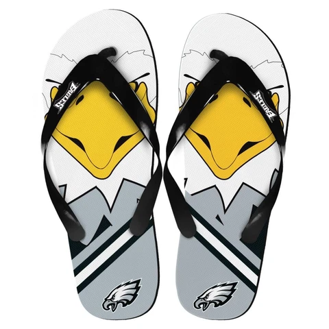 Philadelphia Eagles NFL 8-16 Youth Mascot Flip Flops Cover