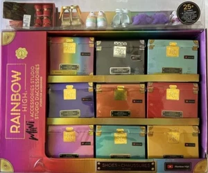 Rainbow High Mini Accesorios Zapatos de Estudio Caja Ciega Estuche Completo Lote de 33 (NUEVO) - Imagen 1 de 5