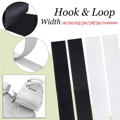 Selbstklebend Klebeband Schwerlast Klett Breit Klebend Zum Aufnähen Streifen - Bild 1 von 4