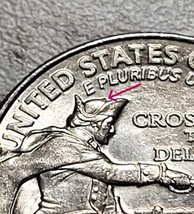 P Washington Crossing The Delaware 2021 envío y devolución gratuitos BIN587 troquel reverso - Imagen 1 de 3