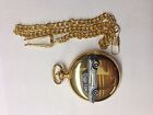 Triumph Vitesse 6 Sal. ref255 pewter effect car gold quartz pocket watch Only $23.99 on eBay