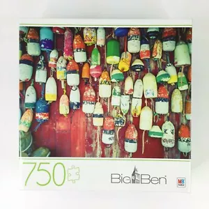 Jigsaw Puzzle 750 pc Net Bouy Heaven Fishing Milton Bradley 27" x 20" BRAND NEW - Picture 1 of 6