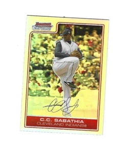 2006 Bowman Chrome Refractors #26 C.C. Sabathia CLEVELAND INDIANS - Picture 1 of 1
