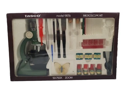 TASCO model 9876 50-750x zoom Microscope Kit, 1981 - Image 1 of 4