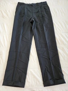 Canali Anzughose Herren Größe 36 x 33 schwarz 100 % Wolle Italien BX4 - Bild 1 von 22