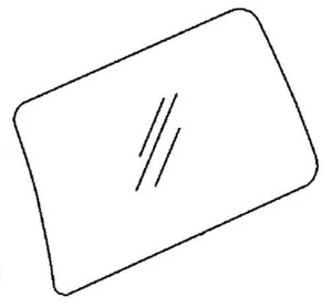 Fits Pontiac Lemans 1968-1972 4 Door Station Wagon Driver Left Side Front Glass - Picture 1 of 1
