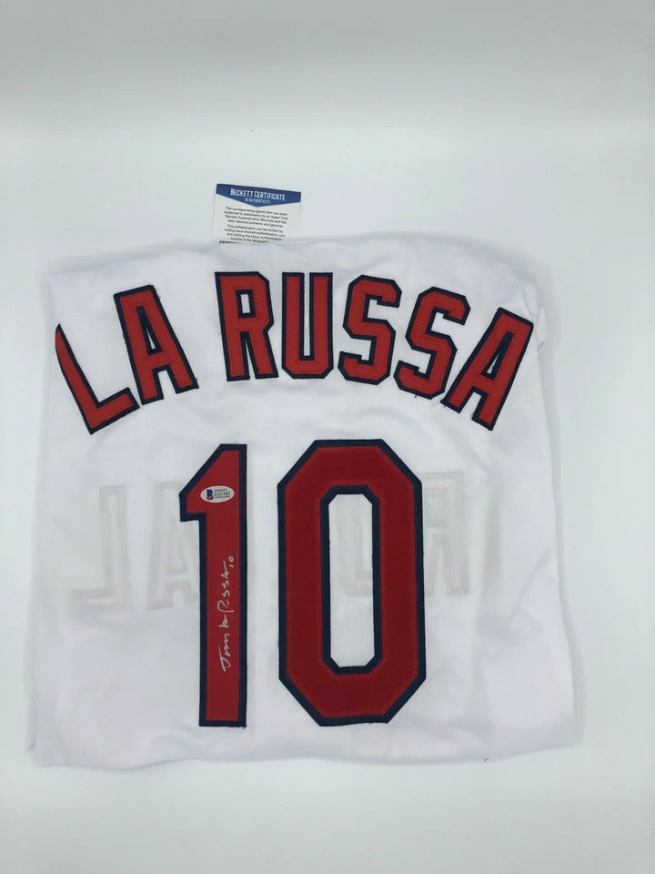 Tony Larussa Autographed St. Louis Cardinals Jersey Beckett COA - Image 1 of 1