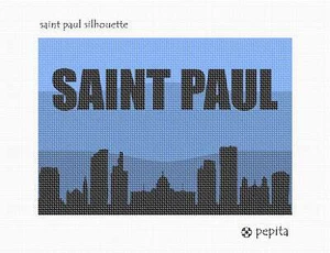 Saint Paul Silhouette Needlepoint Kit or Canvas - Picture 1 of 2