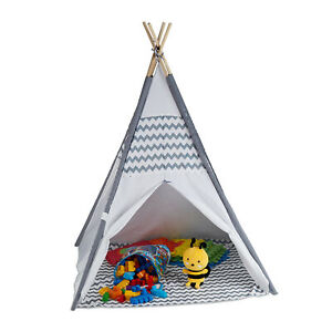Tipi Zelt für Kinder, Tippi Kinderzelt, Spielzelt für Kinderzimmer, Indianerzelt