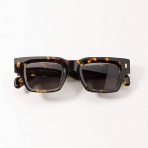 Sunglasses Kyme Boxy col 10 49 22 140 Havana Green Lens Made in Italy - Picture 1 of 9
