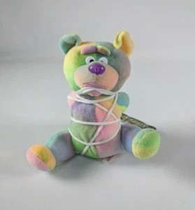 Meanies Series 3 TIED THE BEAR Plush Beanie Toy w/Tags - Picture 1 of 9