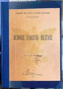 (Esercito-Militaria) MEMORIE STORICHE MILITARI - FASCICOLO II SETTEMBRE 1910 - Imagen 1 de 2