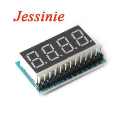 4-Digit 0.36" Red LED Display Module Serial Interface for Arduino 3.3-5V - Image 1 of 4