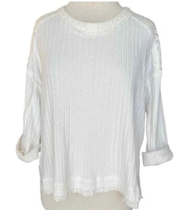 Miss Me Women white Loose  Pullover Sweater XL - Picture 1 of 8