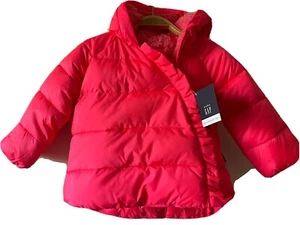 babyGap 18-24 mos Girls Kimono Coat/Jacket COLDCONTROL MAX Zipper Closure NWT - Picture 1 of 7
